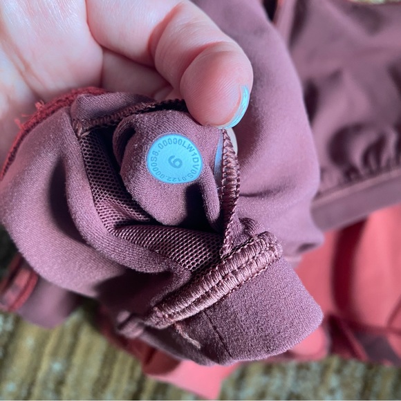 Lululemon Align cropped Tank Top Size 6 nwot Red Multi - Picture 6 of 11